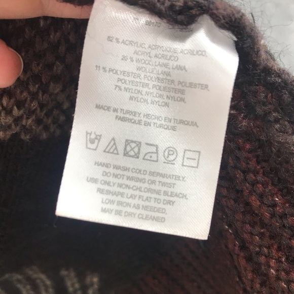 Sleeping on snow Mabli BOHO knit vest open waterfall cascade cardigan sh… - Picture 9 of 16